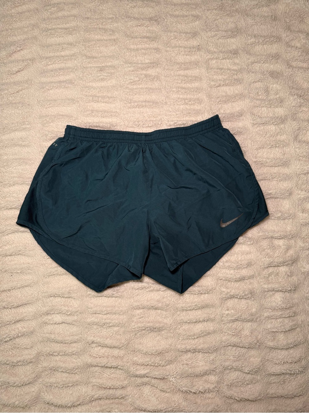 Nike Dri-FIT Teal Running Shorts Size S